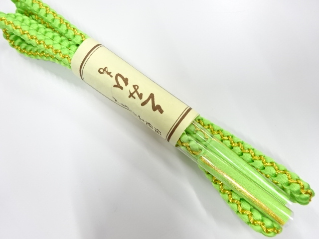 未使用品　正絹　手組帯締め